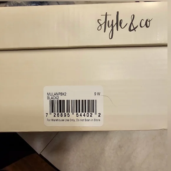 EUC black wedge sandals 9W - Picture 11 of 16